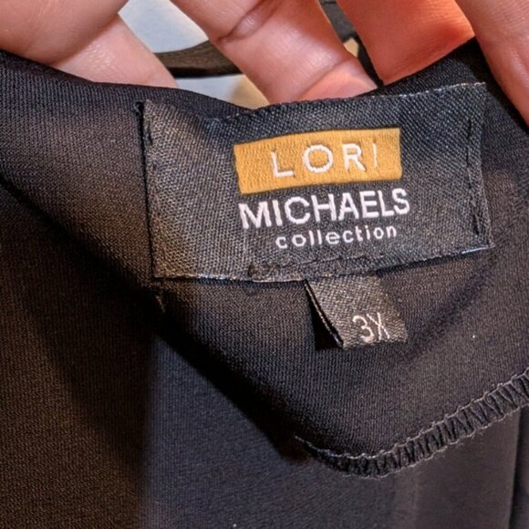 Lori Michaels Cold Shoulder Cocktail Dress Plus Size 3X Rhinestone Embellished - Picture 10 of 11